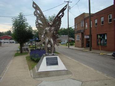 Mothman Statue in Point Pleasant, WV