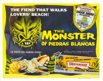 the monster from Piedras blanca poster 2