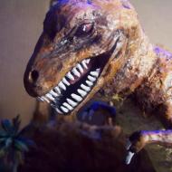 retro dinosaur diorama 2
