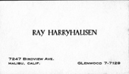 Ray's business card